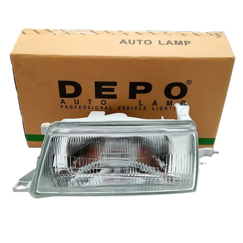 ไฟหน้า TOYOTA CORONA(โคโรน่า) AT/ST171 โฉมแรก หน้ายักษ์ ปี1988-1990 (งานแท้ DEPO) -ราคาต่อดวง-