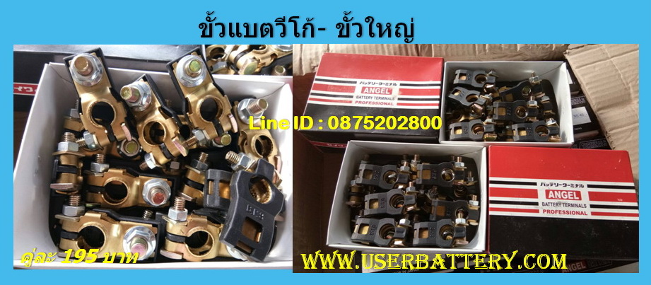 ขั้วแบตวีโก้ ขั้วใหญ่ N50-NS100 คู่ละ