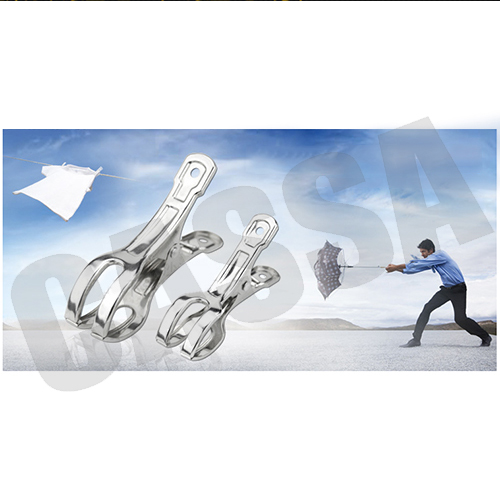 CASSA CLIP-12X1.5X6 คลิปหนีบผ้าแสตนเลส แบบปากหนีบกลม แพค5ตัว (ขายส่ง 29 แพค)