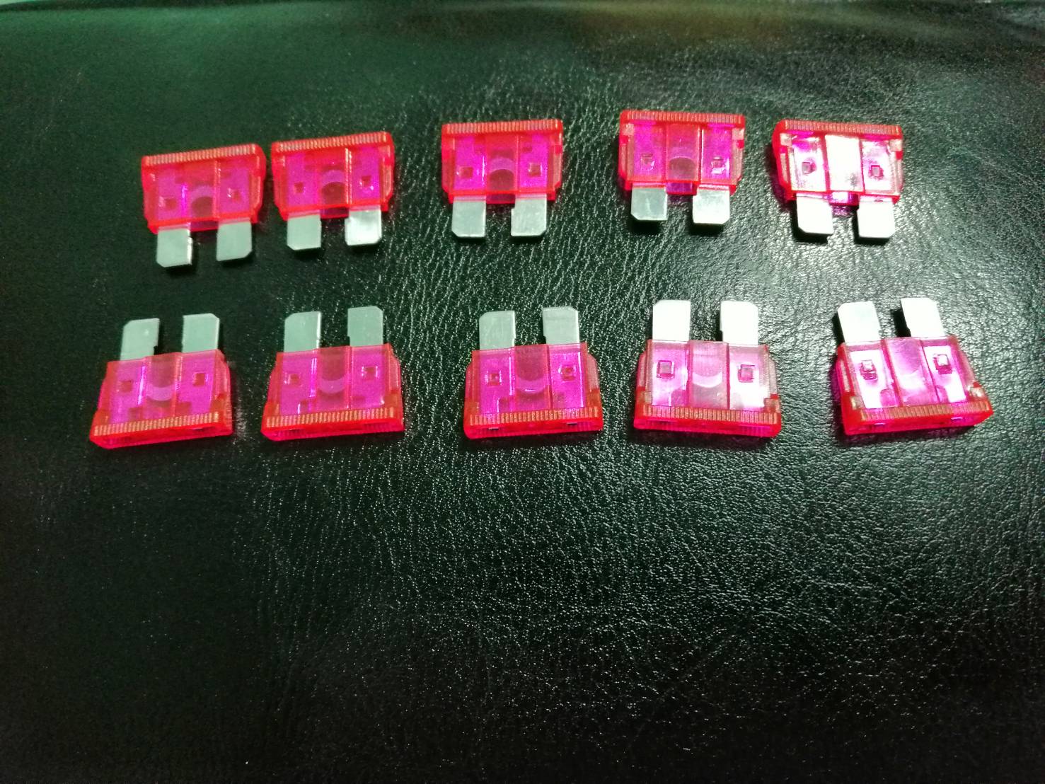 ฟิวส์สแตนดาส ฟิวส์เสียบ 50 แอมป์ สีเขียวชมภู Standard Type DC 9-32V. ตัวละ