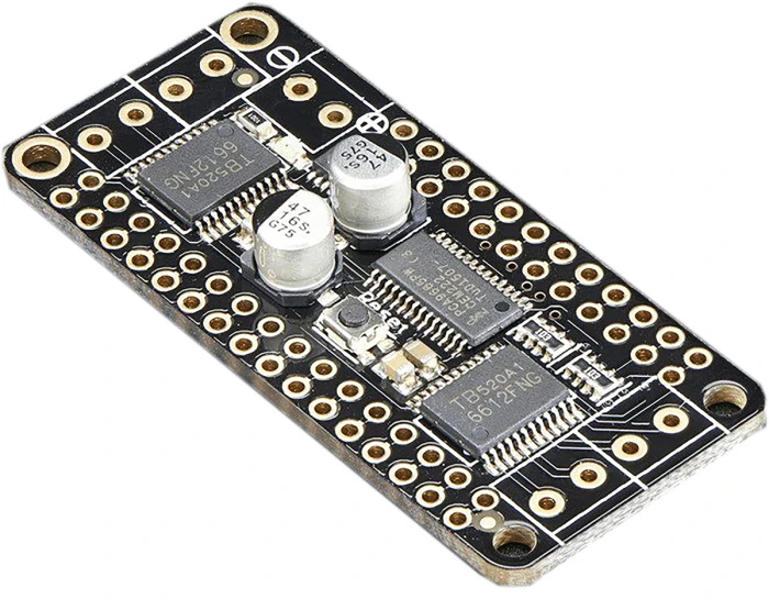 DC Motor + Stepper FeatherWing