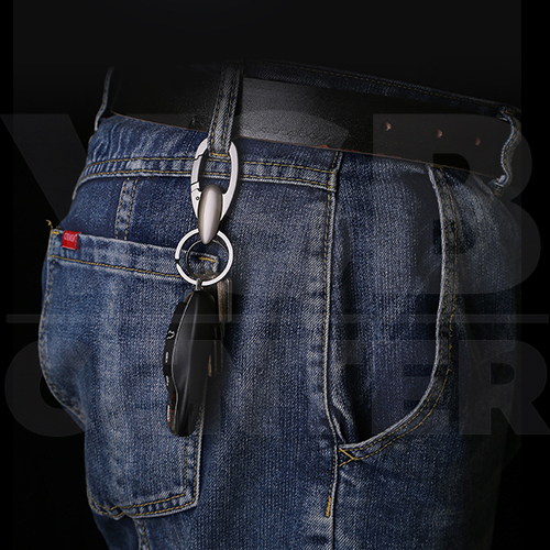 JOBON พวงกุญแจ เกรดพรีเมี่ยม 2 ห่วงคู่ หนาพิเศษ