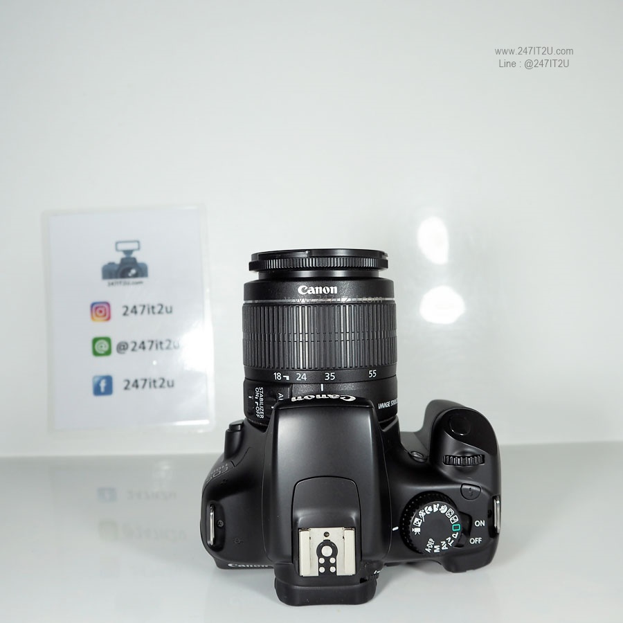 กล้อง Canon 1100D +เลนส์18-55mm สีดำ