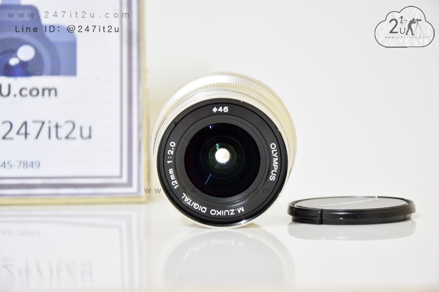 เลนส์ Olympus 12 mm f2 สีซิลเวอร์