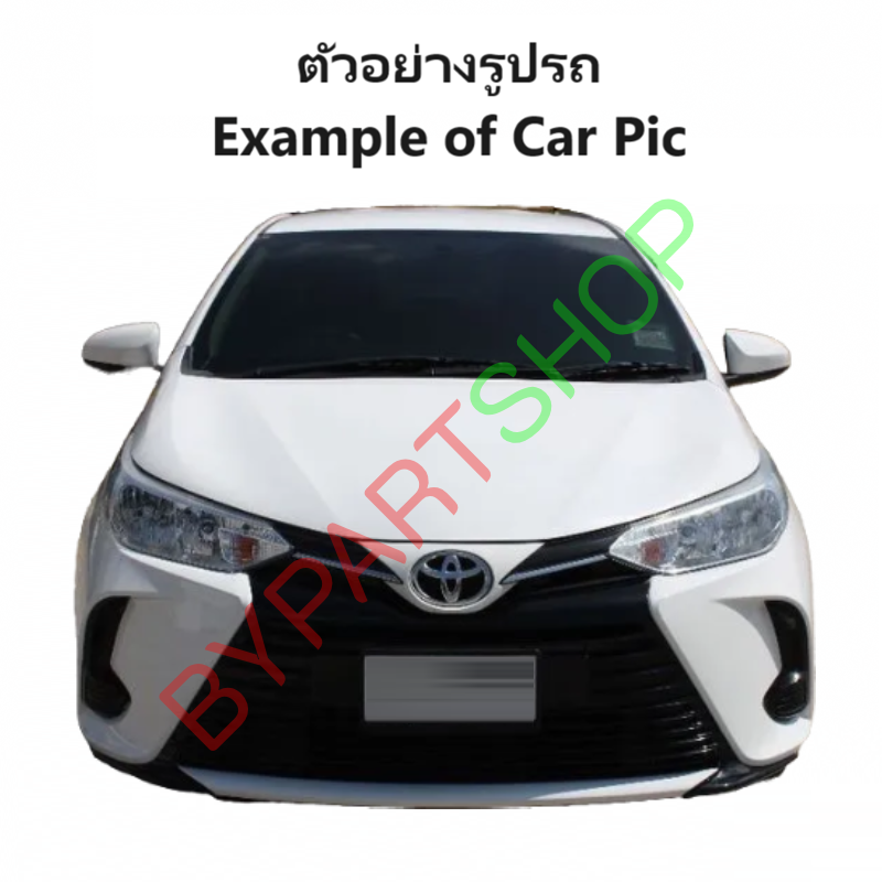 หม้อน้ำ TOYOTA YARIS ATIV(ยาริส เอทีฟ) ท่อล่างงอ ปี2017-2021 เกียรออโต้ (O.E.M ประกัน 6เดือน) (รหัส:YARIS14)