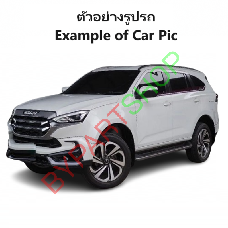 กระจกมองข้าง ISUZU MU-X(มิวเอ็กซ์) โฉมปี20 1.9/3.0 รุ่นปรับ+พับไฟฟ้า มีไฟเลี้ยว 7สาย สีดำ(งานไม่ทำสี) ปี2020-2024 -ราคาต่อข้าง-