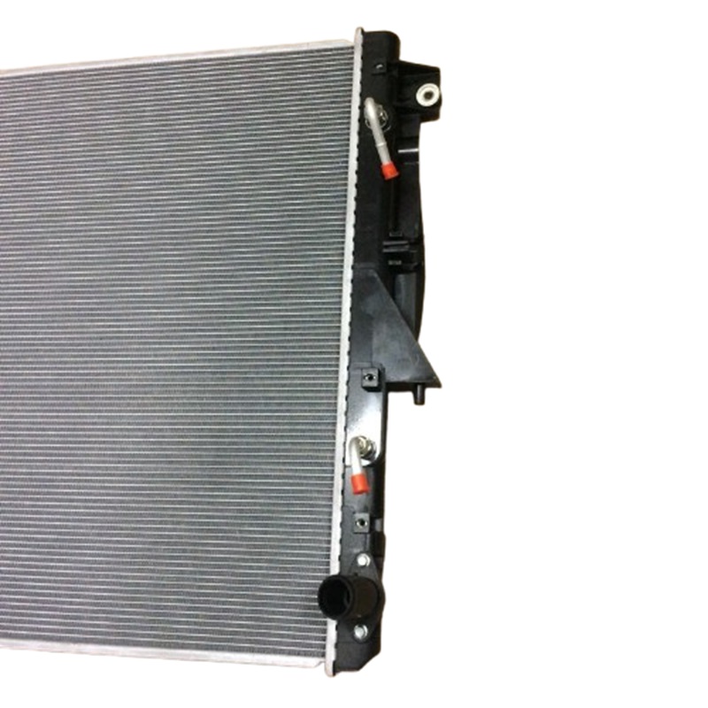 หม้อน้ำ MITSUBISHI NEW TRITON(ไทรทัน) 2.4-2.5cc 2ท่อหายใจ ท่อล่างตรง ปี2015-2019 เกียรออโต้ (ประกัน 6เดือน) (TRN15-PA16-AT)