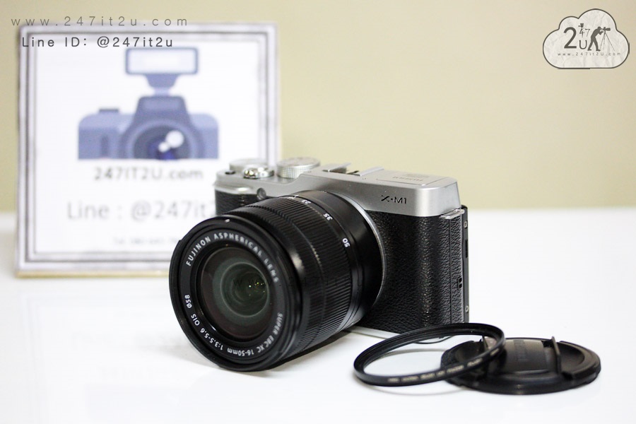 กล้อง Fujifilm X-M1+เลนส์ 16-50mm สีsilver