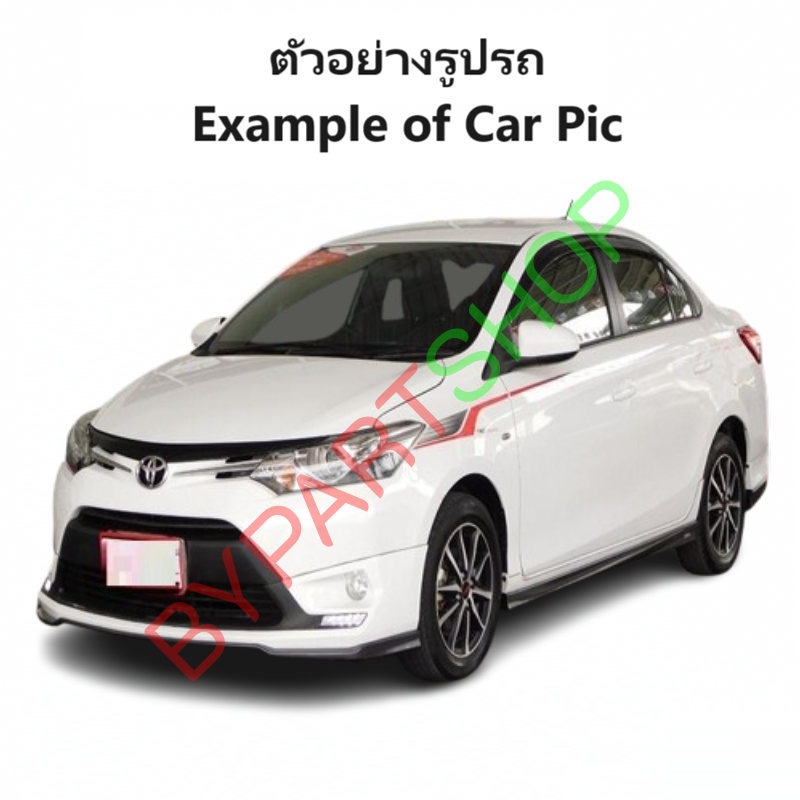 หน้ากระจัง TOYOTA VIOS(วีออส) Gen3 เส้นบน สีดำ(งานไม่ทำสี) ปี2013-2016 (รหัส:VIOS'13 ดำ)