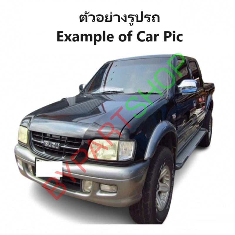 หน้ากระจัง ISUZU DRAGON EYE(ดราก้อน) 4WD สีดำ(งานดิบ) ไม่มีโลโก้ ปี1999-2001 (รหัส:DRAGON 4WD ดำ)