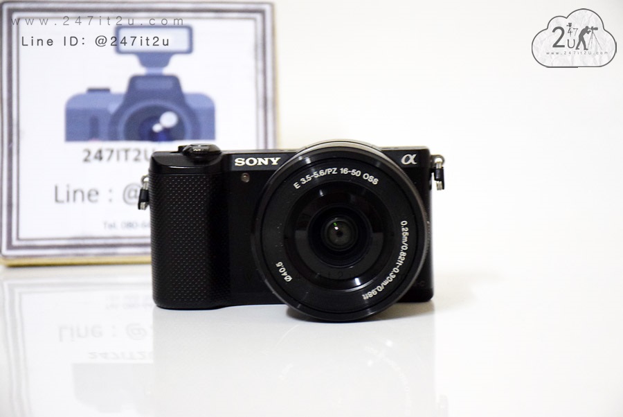 กล้อง Sony A5000 + เลนส์ 16-50mm สีดำ