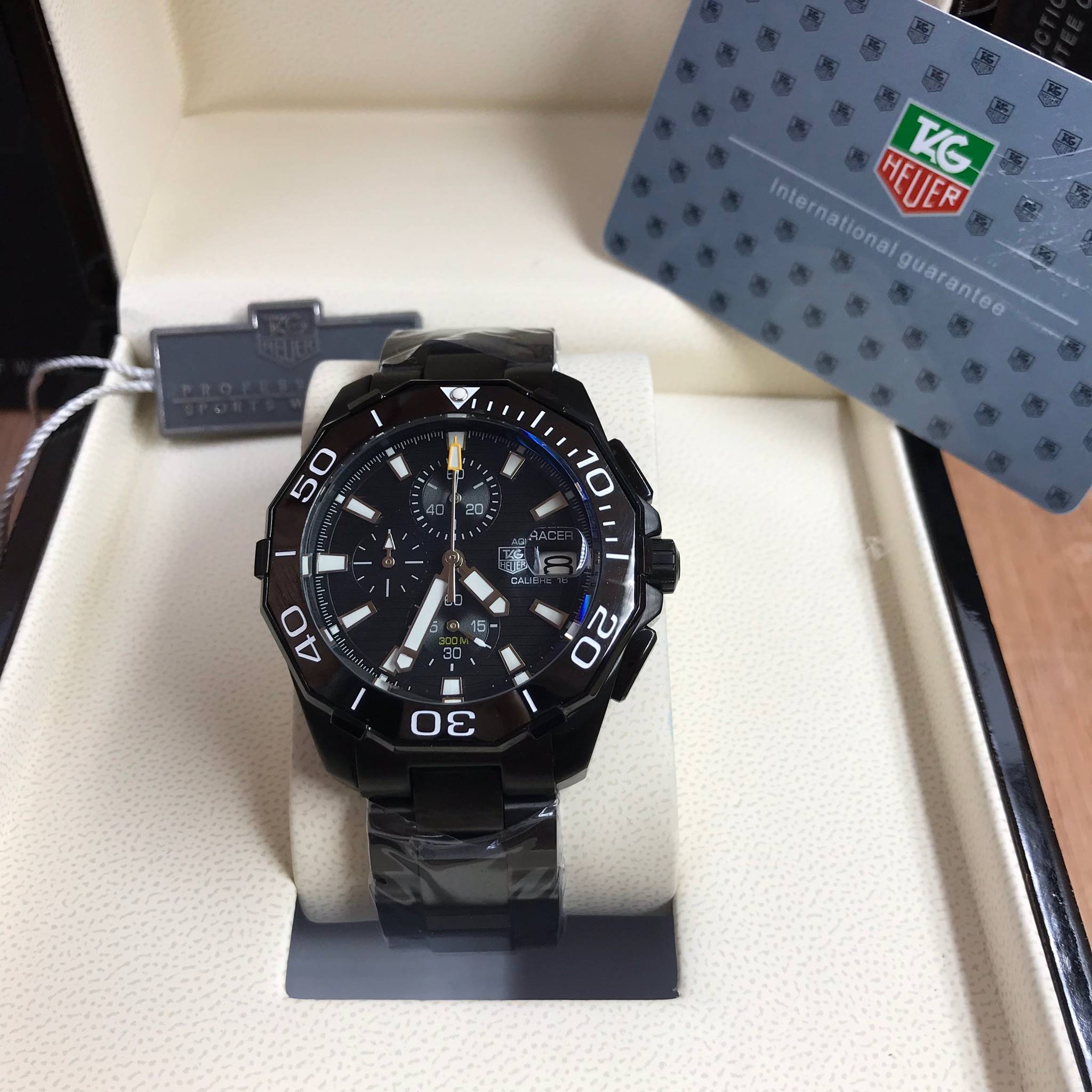 นาฬิกา Tag Aquaracer Aquaracer 500 Meter 16 Chorono Black งานเกรด Mirror Swiss