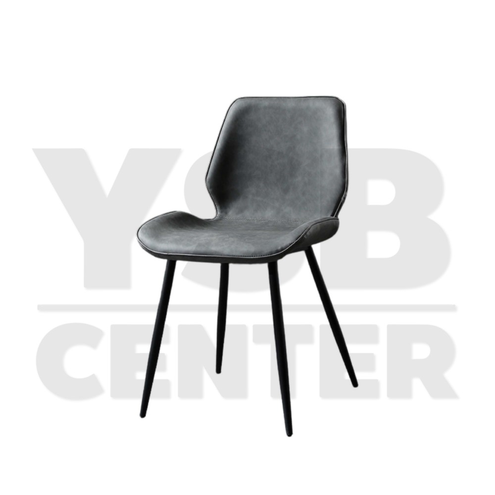 ลดแรงแห่งปี สินค้าเคลียสต๊อคมือ 1 ไม่ผ่านการใช้งาน เก้าอี้ทานอาหาร หนัง PU F1C049 มีตำหนิ