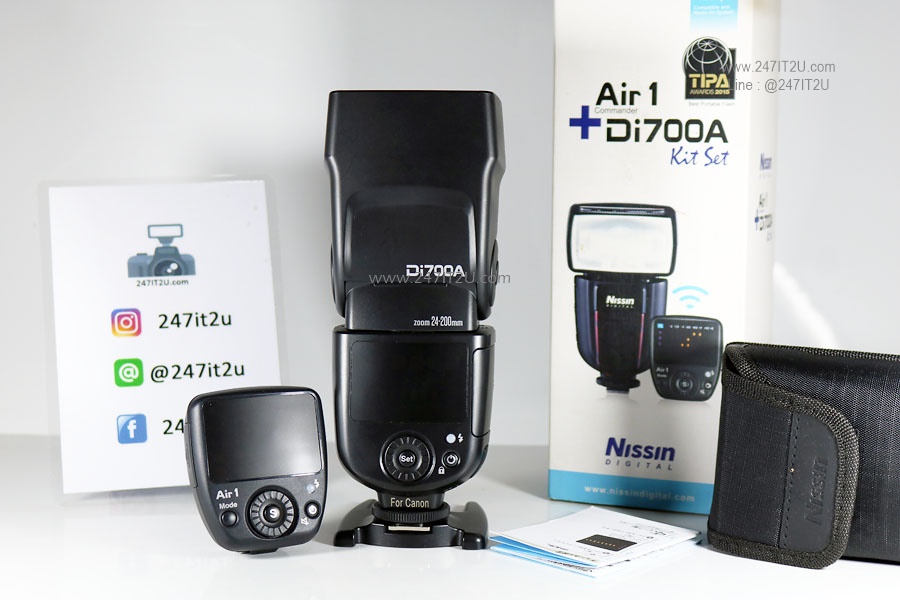 Flash Nissin Di700A Kit with Air 1 Commander สำหรับ Canon