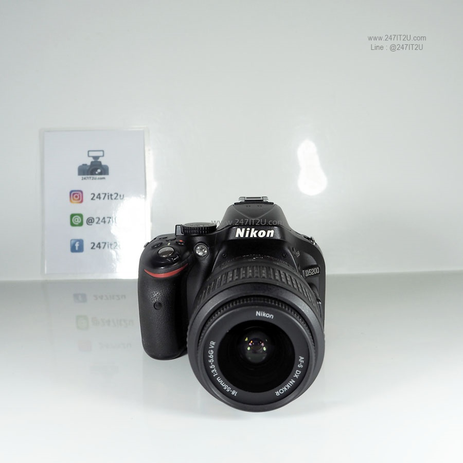 กล้อง Nikon D5200 +เลนส์18-55mm ชัตเตอร์ 30K