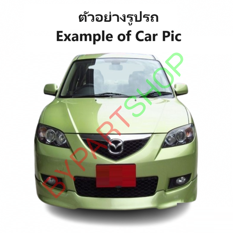 หม้อน้ำ MAZDA3(มาสด้า3) BK 1.6-2.0 ท่อเฉียง ปี2004-2008 เกียรกระปุก-ออโต้ (O.E.M ประกัน 6เดือน) (MA90002)