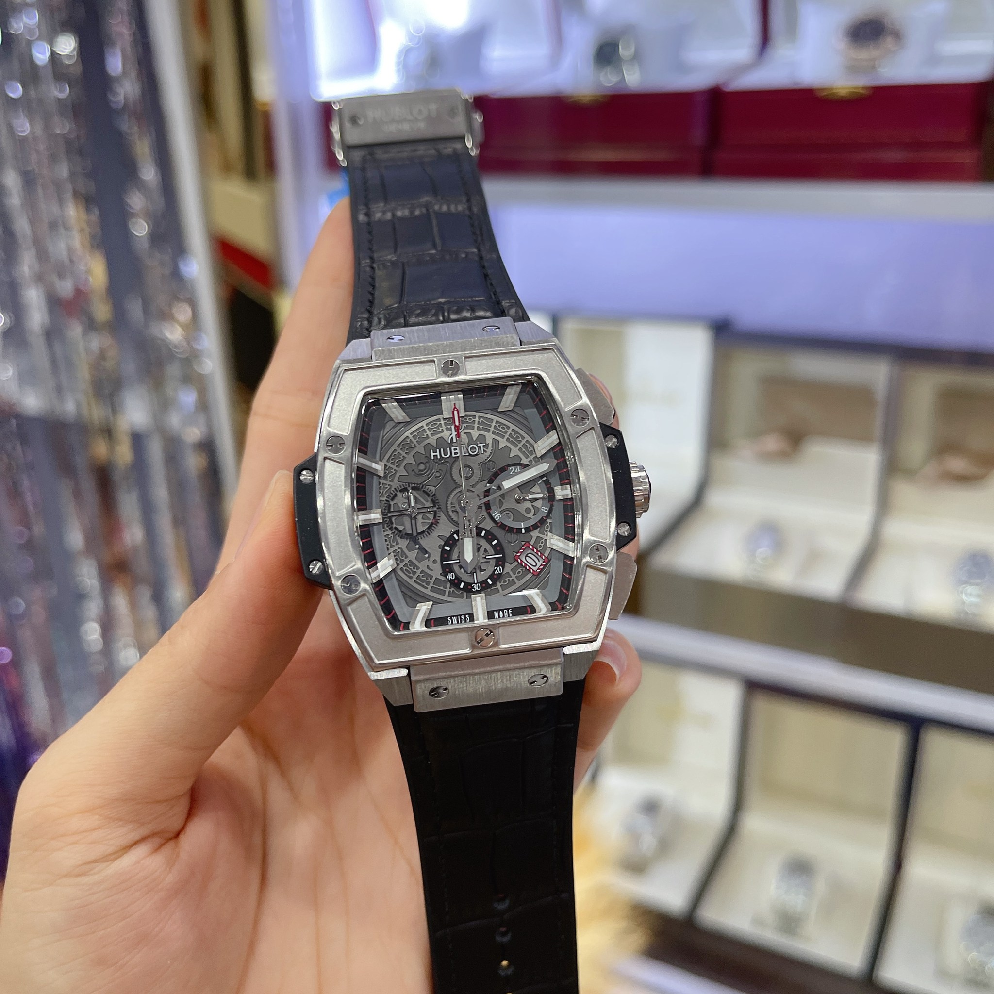 นาฬิกา Hublot MP-06 Aryton Senna Champion 88 Silver Body Swiss
