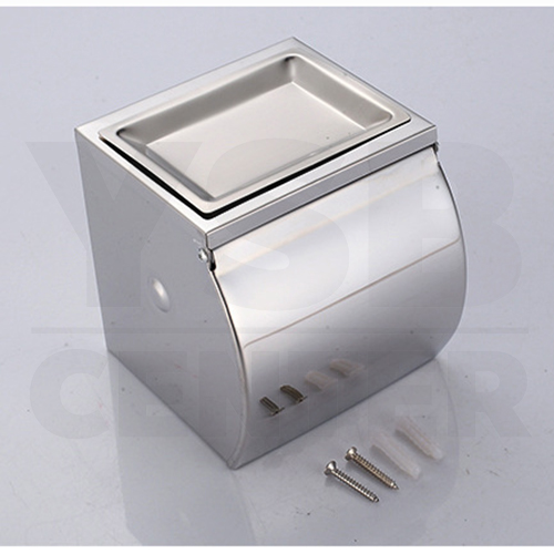 CASSA กล่องใส่กระดาษทิชชู พร้อมที่เขี่ยบุหรี่ ในห้องน้ำ แสตนเลส304 รุ่น C1M050-SUS304-8112