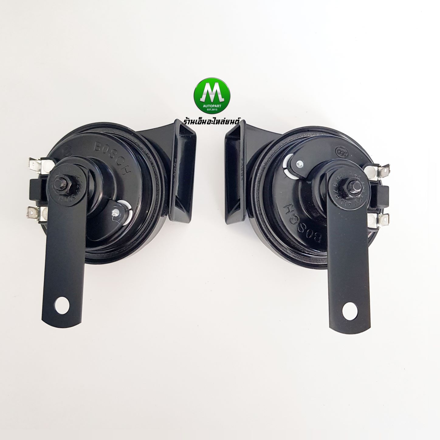 แตรหอยโข่ง BOSCH แตรหอยโข่ง BOSCH บอสช์ รุ่น EC6 เสียงรถเบนซ์ ใช้ไฟ12V สีดำ ใส่รถมอเตอร์ไซด์และรถยนต์ได้ ของแท้ 100% รับประกัน 3 เดือน