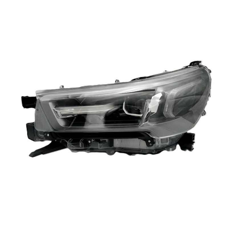ไฟหน้า TOYOTA REVO ROCCO(รีโว่ ร็อคโค่) โฉมปี20 ขอบเทา รุ่นTOP LED ปี2020-2023 (งานO.E.M) -ราคาต่อดวง-