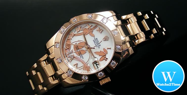 นาฬิกา Rolex Datejust Special Edition Everose Gold White Mother of Pearl Dial