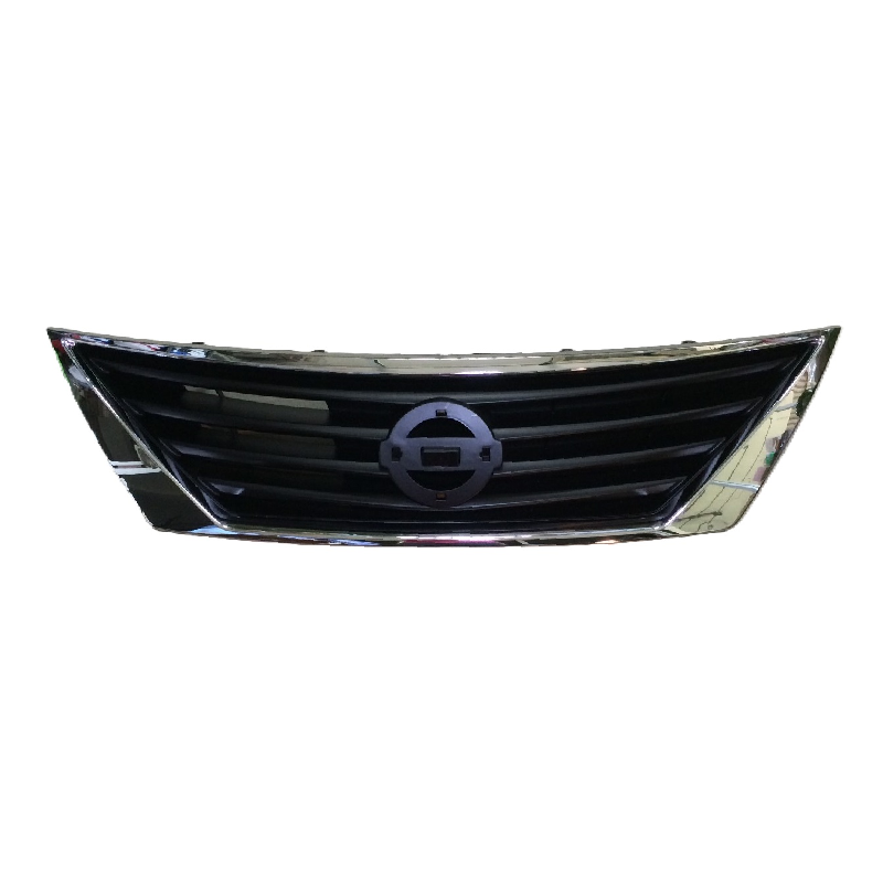หน้ากระจัง NISSAN ALMERA(อัลเมร่า) รุ่นที่1(โฉมแรก) คาดโครเมียม ไม่มีโลโก้ ปี2011-2013 (รหัส:ALMERA'12)