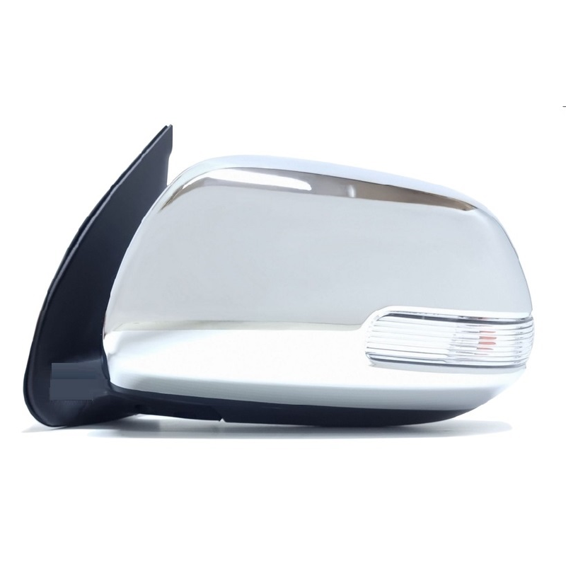 กระจกมองข้าง TOYOTA FORTUNER CHAMP(ฟอจูนเนอร์ แชมป์) รุ่นปรับ+พับไฟฟ้า มีไฟเลี้ยว 7สาย ชุบโครเมียม ปี2011-2014 -ราคาต่อข้าง-