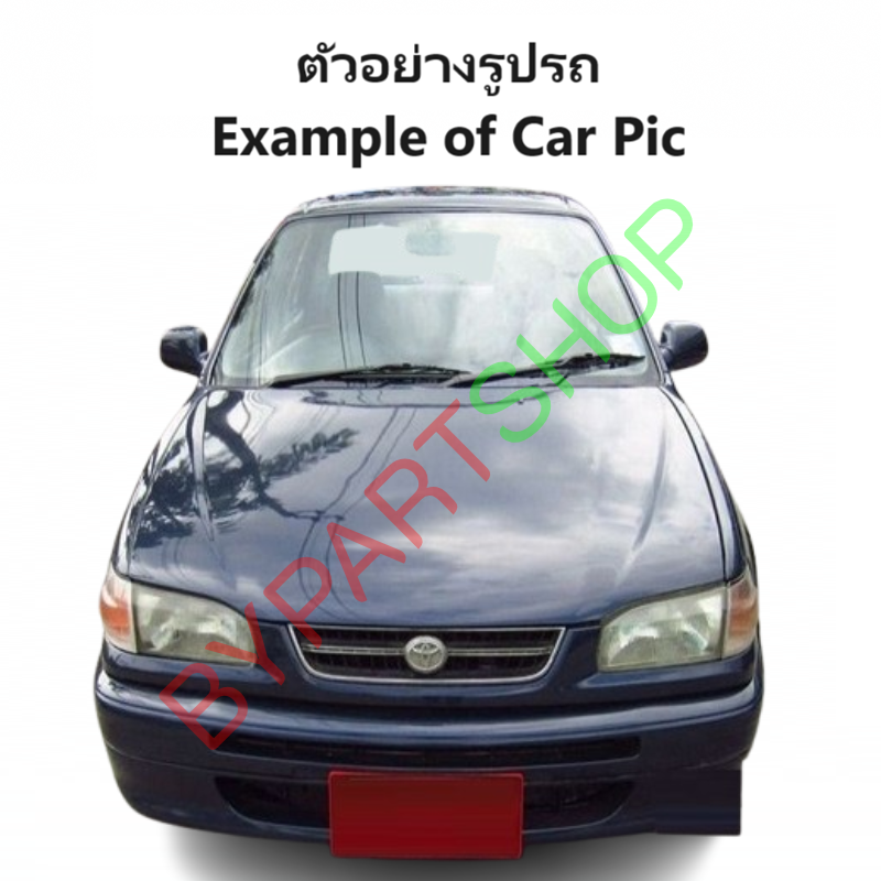 แผงแอร์/รังผึ้งแอร์ TOYOTA COROLLA(โคโรล่า) AE110-111-112(ตูดเป็ด-ไฮทอร์ค) ปี1995-2001 (งานO.E.M PACO รับประกัน 1ปี) (CL3919)