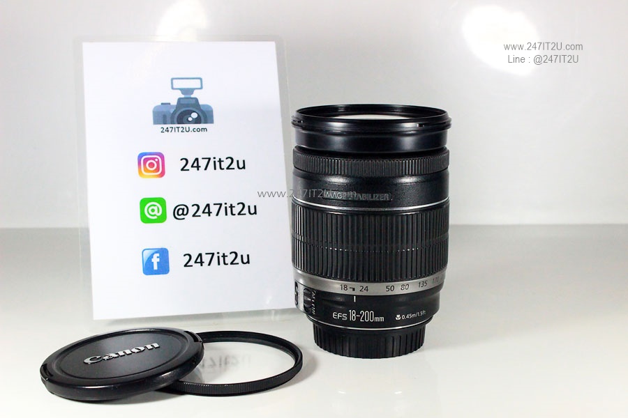 เลนส์ Canon EF-S 18-200mm f 3.5-5.6 IS