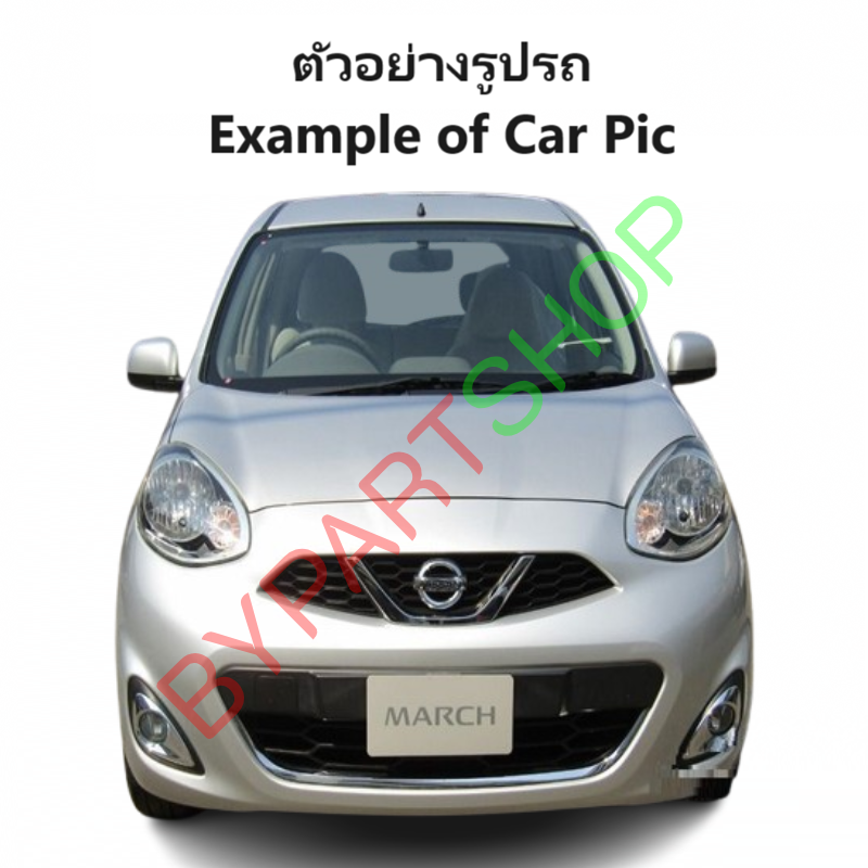 -แท้ศูนย์- บังลมหม้อน้ำ NISSAN MARCH(มาร์ช) พร้อมใบพัดลม+มอเตอร์ ครบชุด ตั้งแต่ปี2010-2018