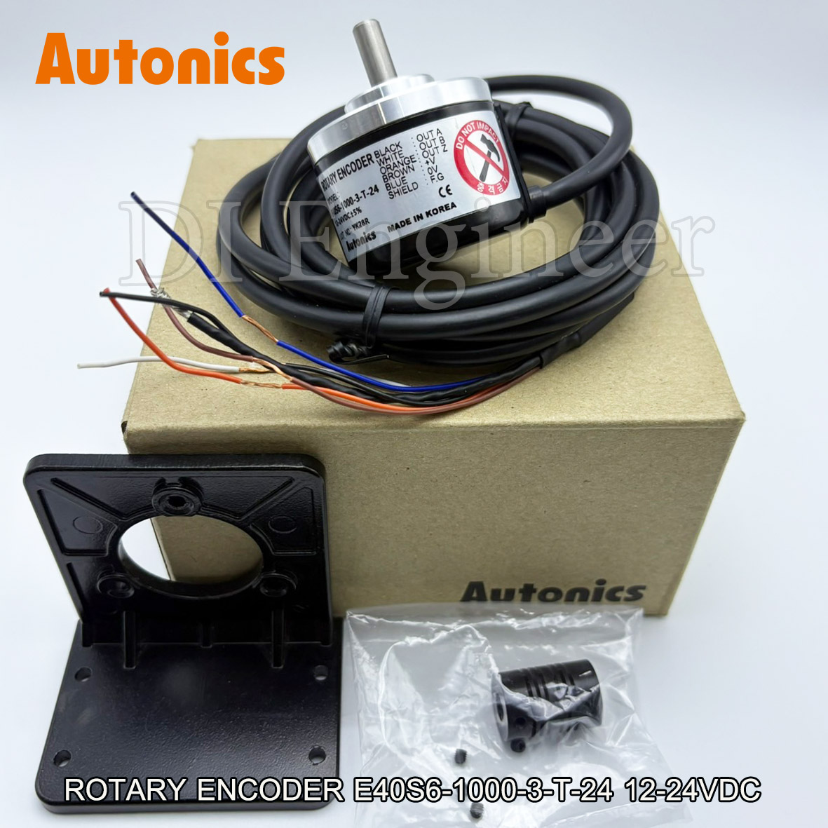 AUTONICS ROTARY ENCODER E40S6-1000-3-T-24 12-24VDC 1000P/R