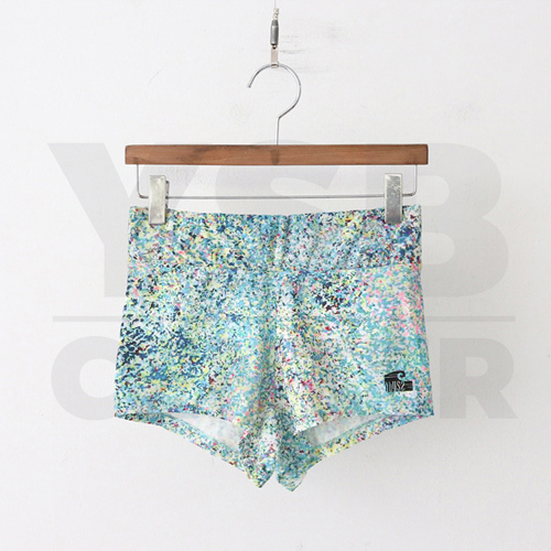 CASSA ชุดว่ายน้ำ ชุดว่ายน้ำผู้หญิง ชุดว่ายน้ำผู้หญิงเซ็ต 2 ชิิ้น เสื้อแขนยาว + กางเกงขาสั้น (สีฟ้าน้ำทะเลลายคลื่น)