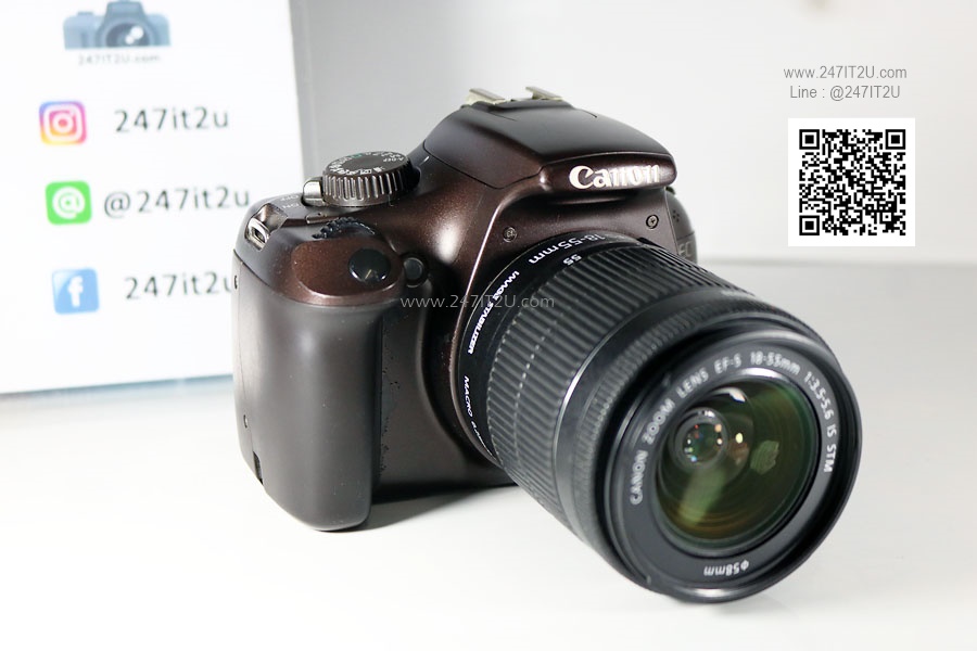 Canon EOS 1100D + เลนส์ EF-S 18-55mm f/3.5-5.6 IS STM สีน้ำตาล