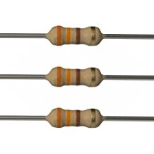 Resistors 330 Ohm 1/4W 5% Carbon Film
