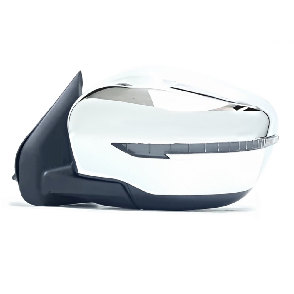 กระจกมองข้าง NISSAN NAVARA NP300(เอ็นพี300) รุ่นปรับ+พับไฟฟ้า มีไฟเลี้ยว 7สาย ชุบโครเมียม ปี2015-2020 -ราคาต่อข้าง-