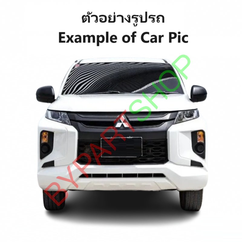 กระจกมองข้าง MITSUBISHI NEW TRITON(ไทรทัน) โฉมปี19 ตอนเดียว รุ่นปรับมือ สีดำ ปี2019-2022 -ราคาต่อข้าง-