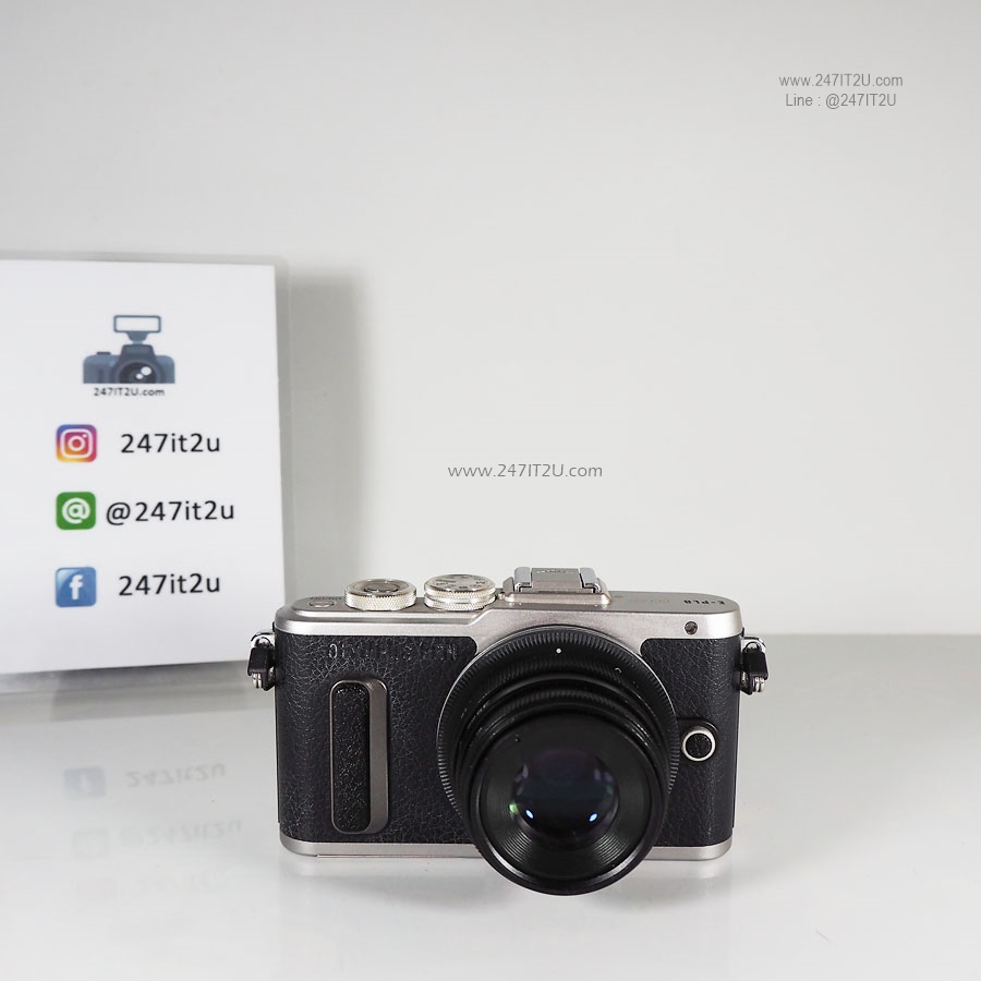Olympus E-PL8 + เลนส์มือหมุน 35mm f1.6 สี silver