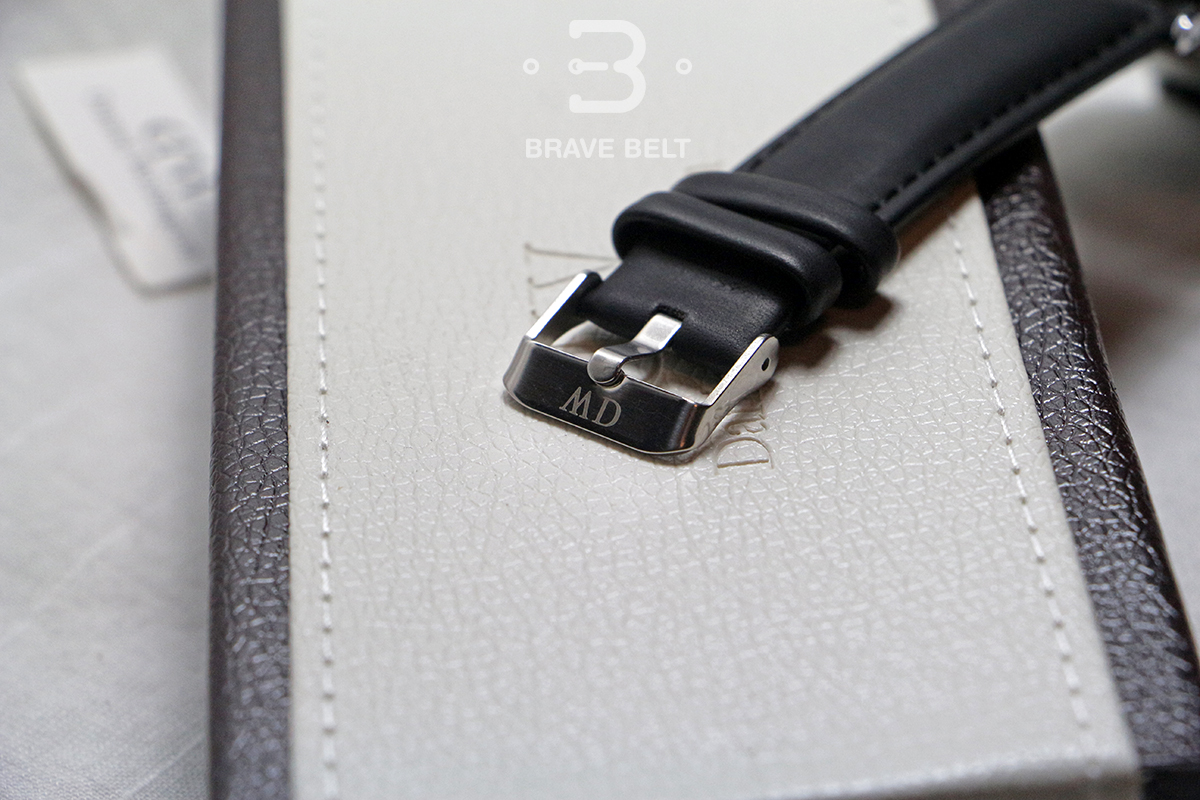 นาฬิกาวินเทจ Daniel Wellington Classic สายหนังสีดำ เกรดพรีเมี่ยม ขอบเงิน