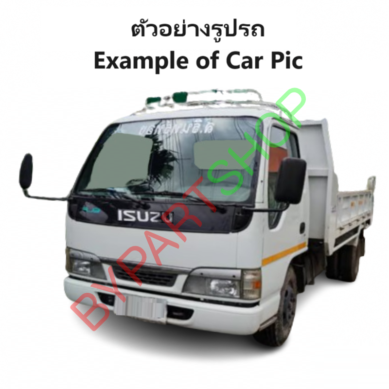 กันชนหน้า ISUZU NPR(NKR) 110/115/120/130 แรง รุ่น 6ล้อ สีดำ(ยังไม่ทำสี) ปี1994-2000 (ขนาดกว้าง:76นิ้ว) (รหัส: NPR '94)