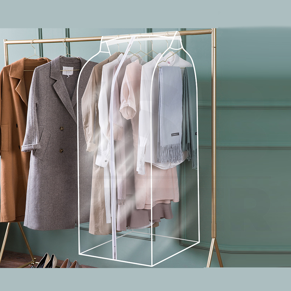 ถุงคลุมเสื้อ ถุงคลุมสูท ถุงใส่เสื้อผ้ากันฝุ่น ขนาด 60 x120 cm. รุ่น B970-T60X50X120