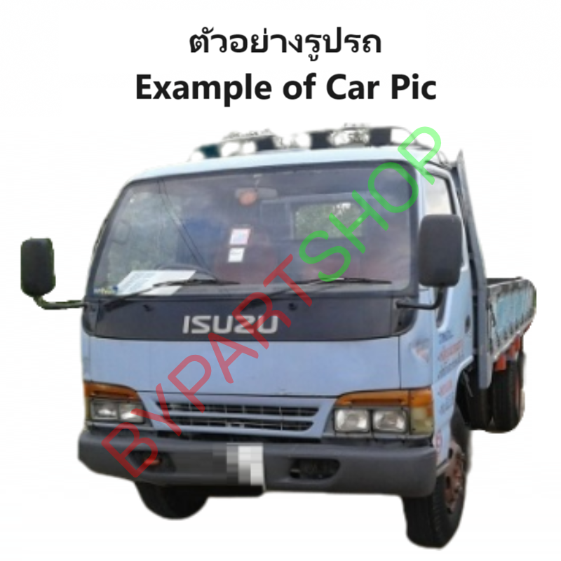 กันชนหน้า ISUZU NKR 110/115/120/130 แรง รุ่น 4ล้อ สีดำ(ยังไม่ทำสี) ปี1994-2000 (ขนาดกว้าง:66นิ้ว) (รหัส: NKR '94)