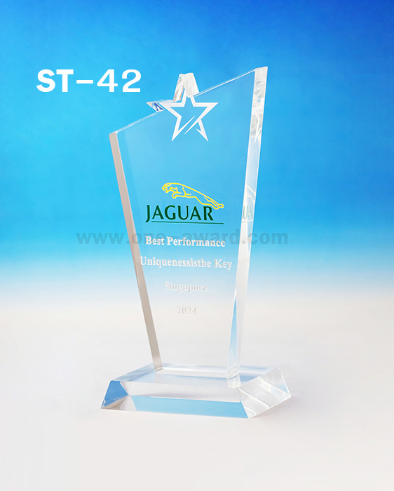 Code: ST-42 โล่อะคริลิค ความสูงตัวโล่ 6-9 นิ้ว ความหนาอะคริลิคตัวโล่ 15 มม. พร้อมเลเซอร์ข้อความและโลโก้ ลงสีได้ไม่เกิน 2 สี ***ราคาเริ่มต้นที่ 600 บาท (ความสูง 6 นิ้ว เมื่อสั่ง 5 ชิ้น+) ***