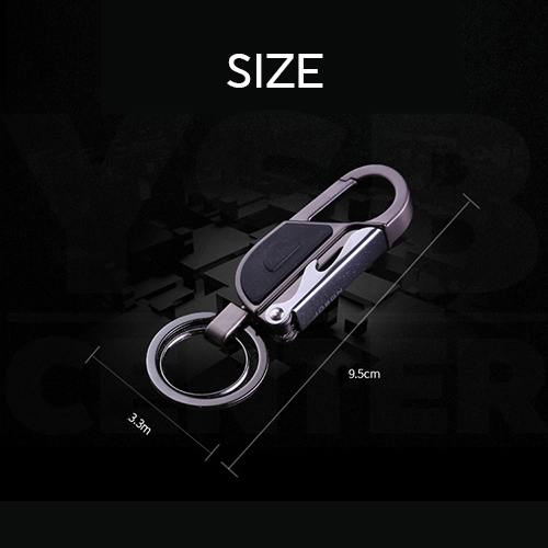 JOBON พวงกุญแจ เกรดพรีเมี่ยม แบบ 3 in 1 หนาพิเศษ ดีไซน์สวยงาม