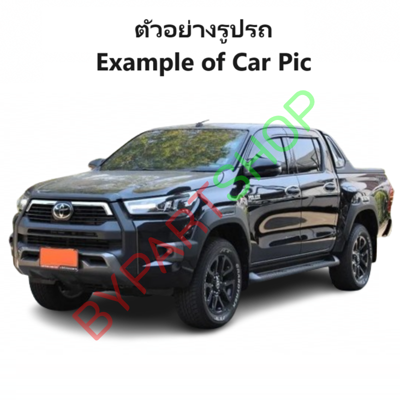 กระจกมองข้าง TOYOTA REVO(รีโว่)/ROCCO(ร็อคโค่) รุ่นปรับ+พับไฟฟ้า มีไฟเลี้ยว 7สาย สีดำ(งานไม่ทำสี) ปี2015-2024 -ราคาต่อข้าง-