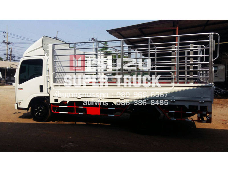 ISUZU NMR แบบกระบะคอก (ช่วงต่อยาว 4.3เมตร)