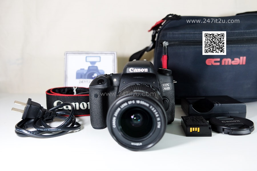 Canon 760D + เลนส์ 18-55mm f3.5-5.6 is stm