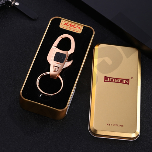 JOBON พวงกุญแจ 3in1 เกรดพรีเมี่ยม พร้อมไฟฉายLED และปุ่มปลดล็อคอัฉริยะ