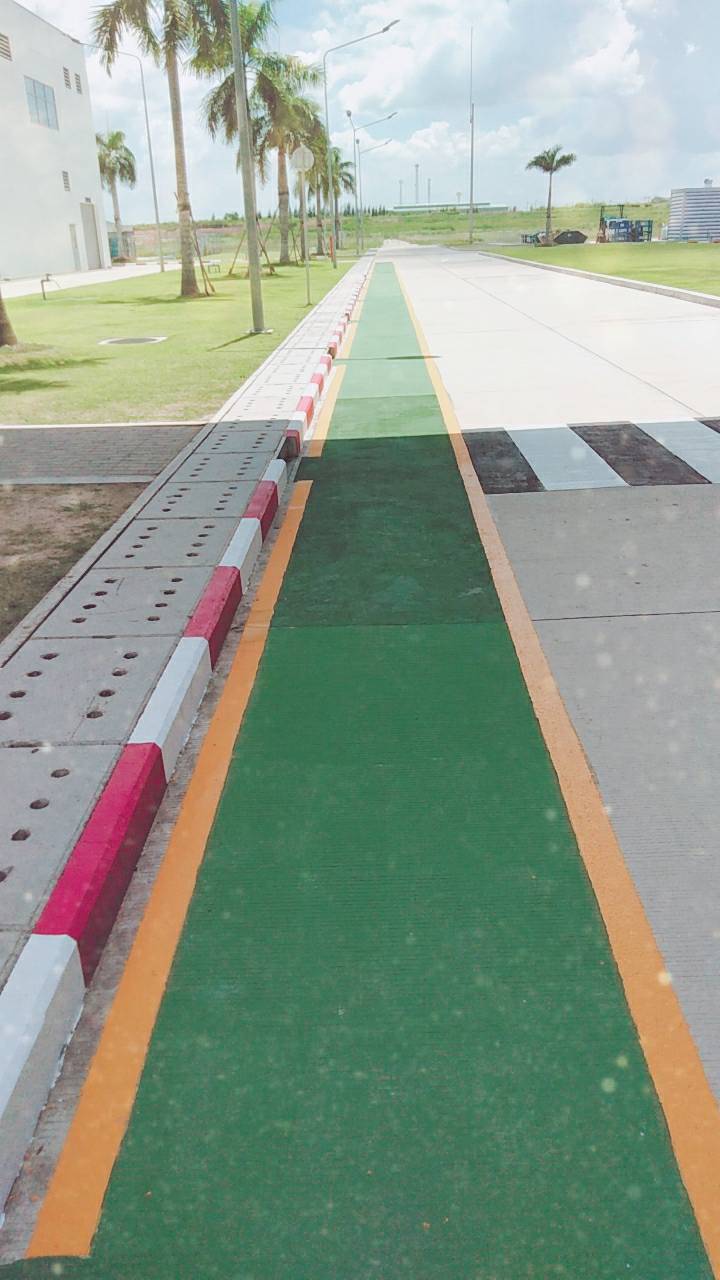 เส้นทางเดินภายในโรงงานราคาตีเส้นทางเดิน