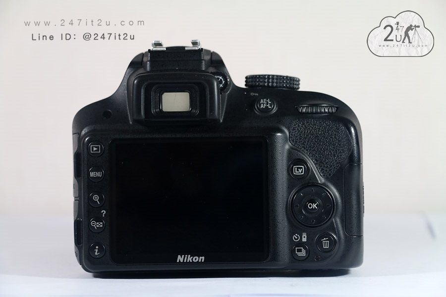Nikon D3300 พร้อมเลนส์ 18-55mm VRII ชัตเตอร์ 9,xxx ยกกล่อง
