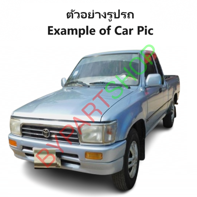 กระจกมองข้าง TOYOTA MTX(ไมตี้เอ็กซ์)/(ไมร์ตี้พลัส) เหลี่ยมใหญ่ รุ่นปรับมือ สีดำ(งานไม่ทำสี) ปี1996-1997 -ราคาต่อข้าง-